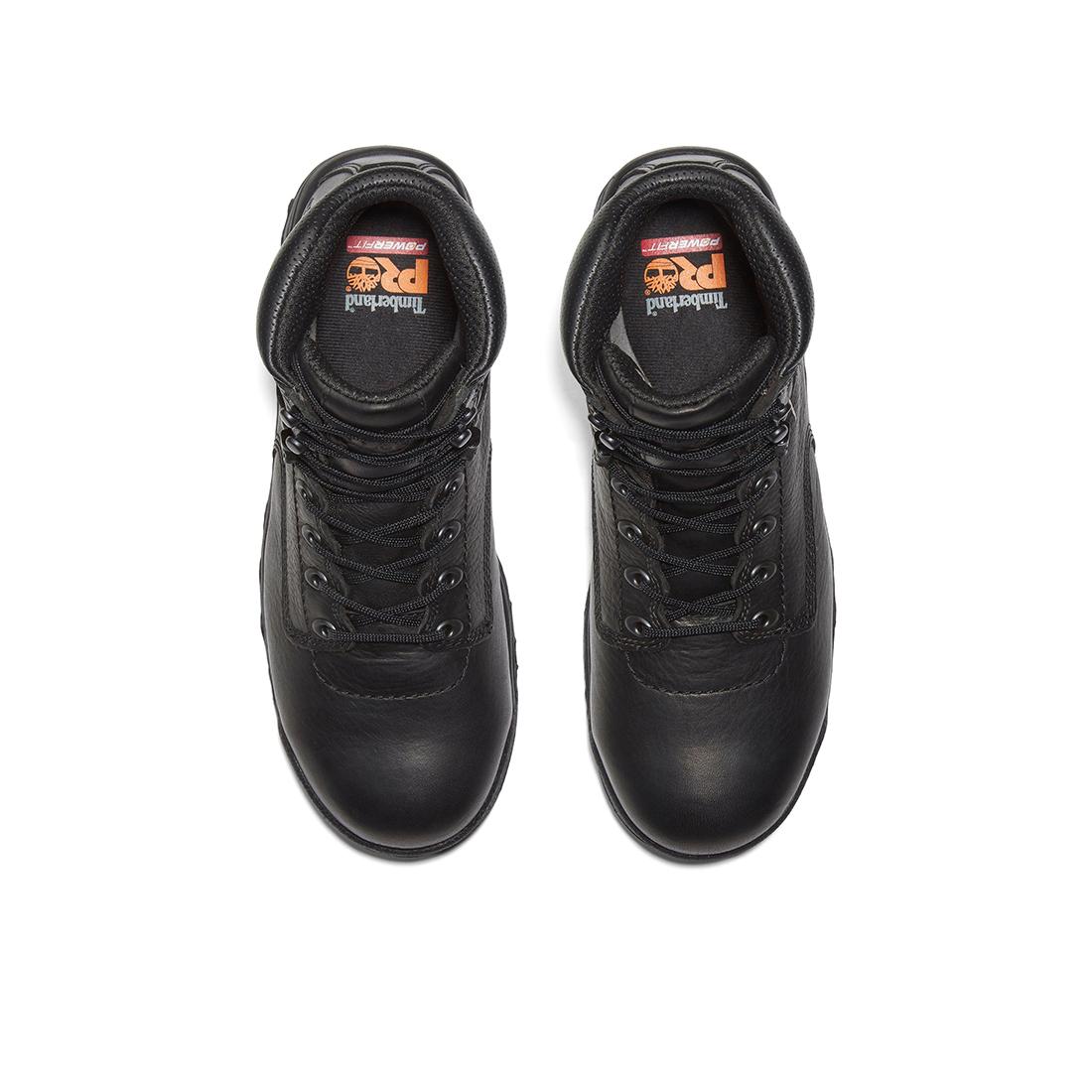 Timberland Pro Titan® 6-Inch Alloy-Toe Work Boot Black Front-upper View