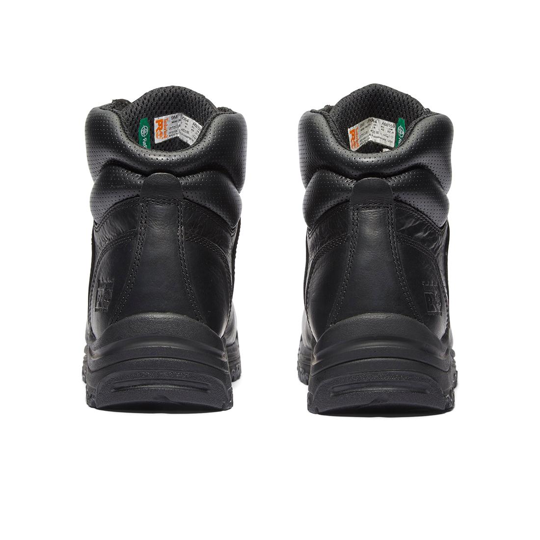 Timberland Pro Titan® 6-Inch Alloy-Toe Work Boot Black Heel-Back View