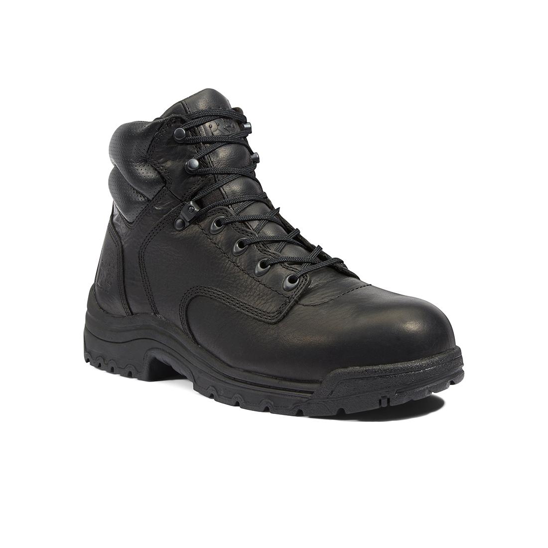 Timberland Pro Titan® 6-Inch Alloy-Toe Work Boot Black Medial View