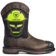 Ariat WorkHog XT VentTEK Carbon-Toe Pull On Work Boot Brown Detail