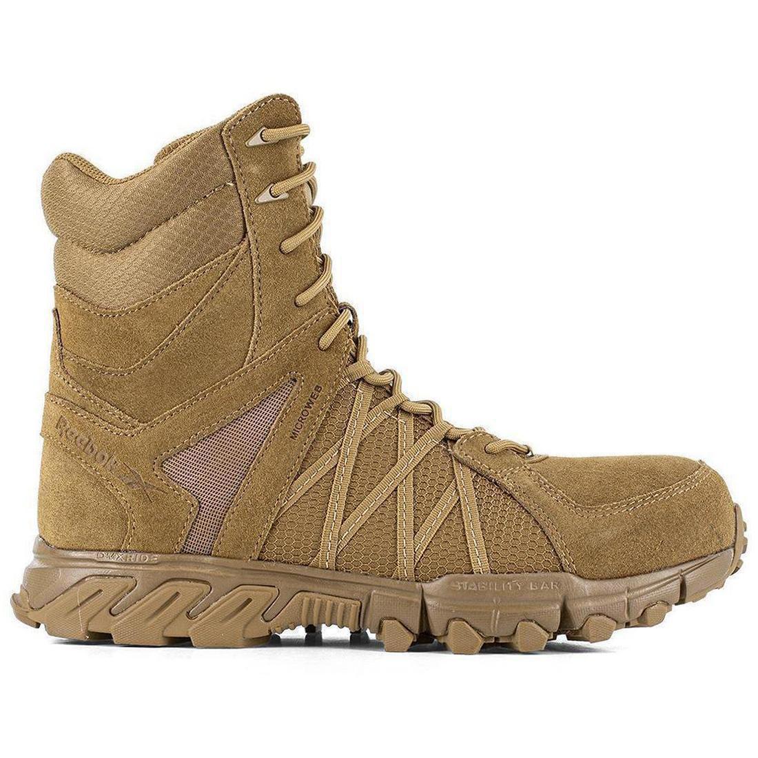 Trailgrip 8 Inch Composite-Toe Tactical Military Work Boot Coyote