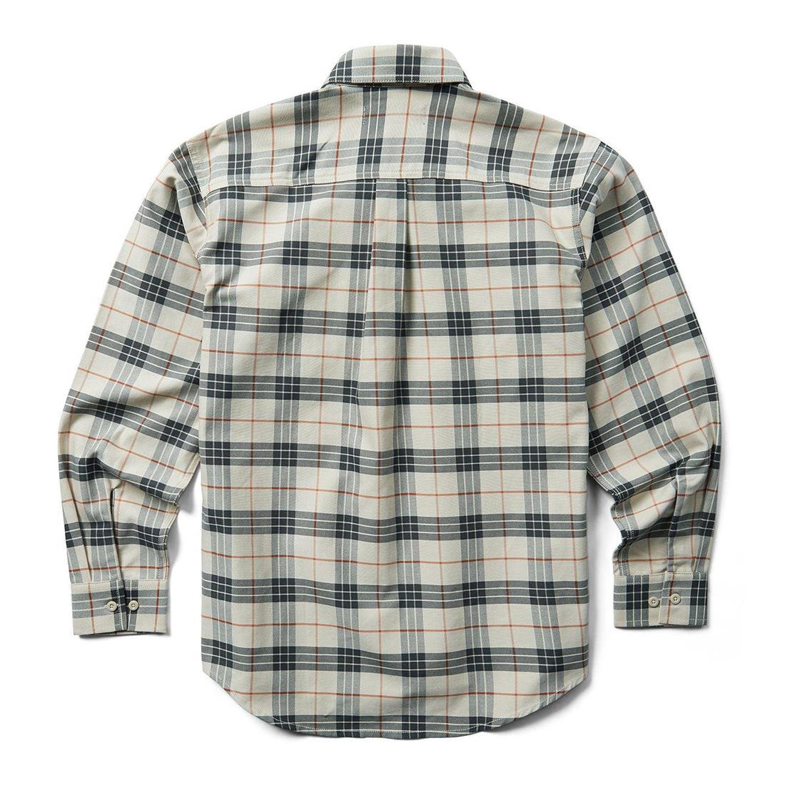 Flame-Resistant Plaid Long-Sleeve Twill Shirt