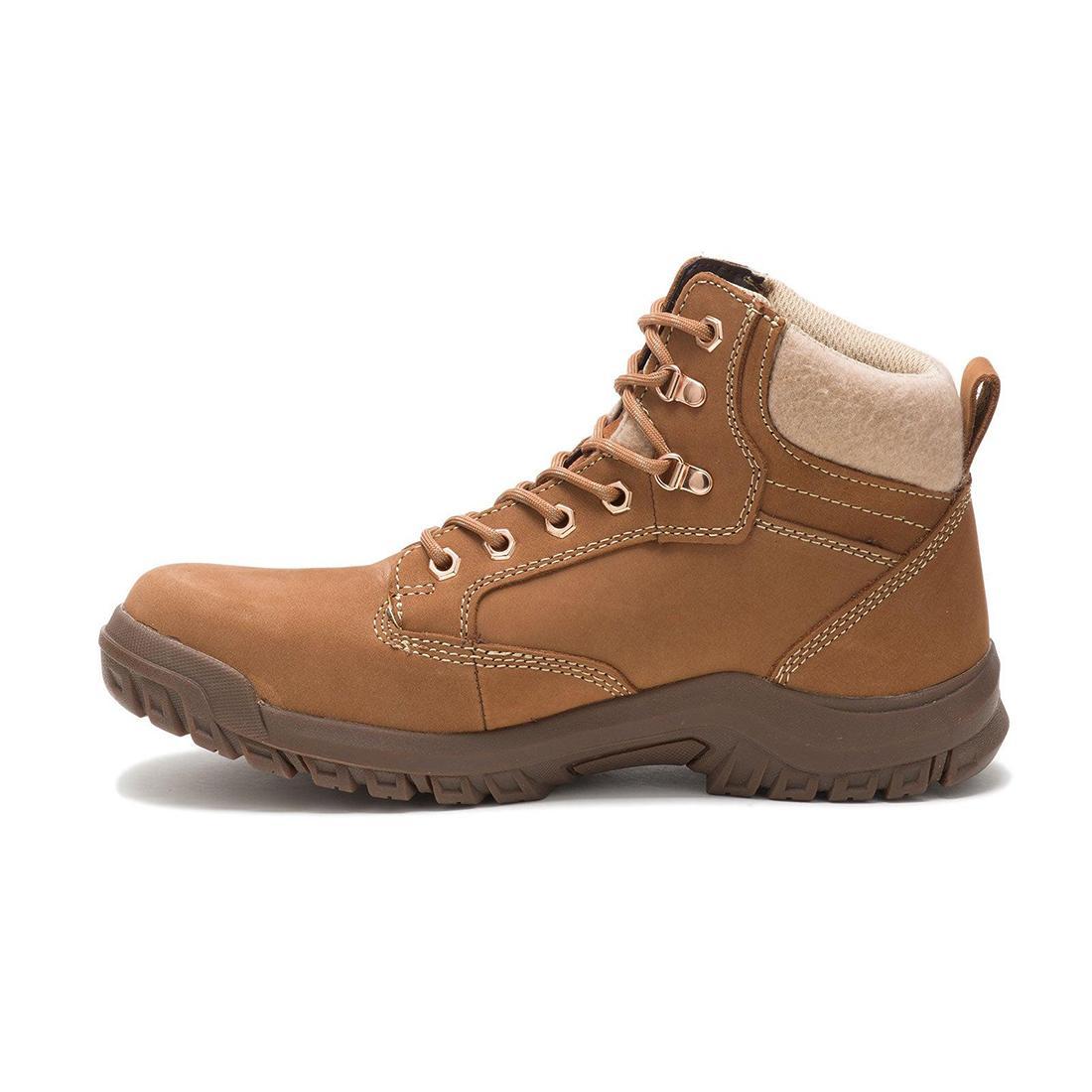Tess Women’s Steel-Toe Work Boot Brown