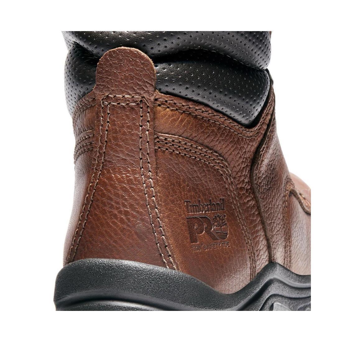 Women's Titan 6 Inch Alloy-Toe Work Boot Brown Coffee