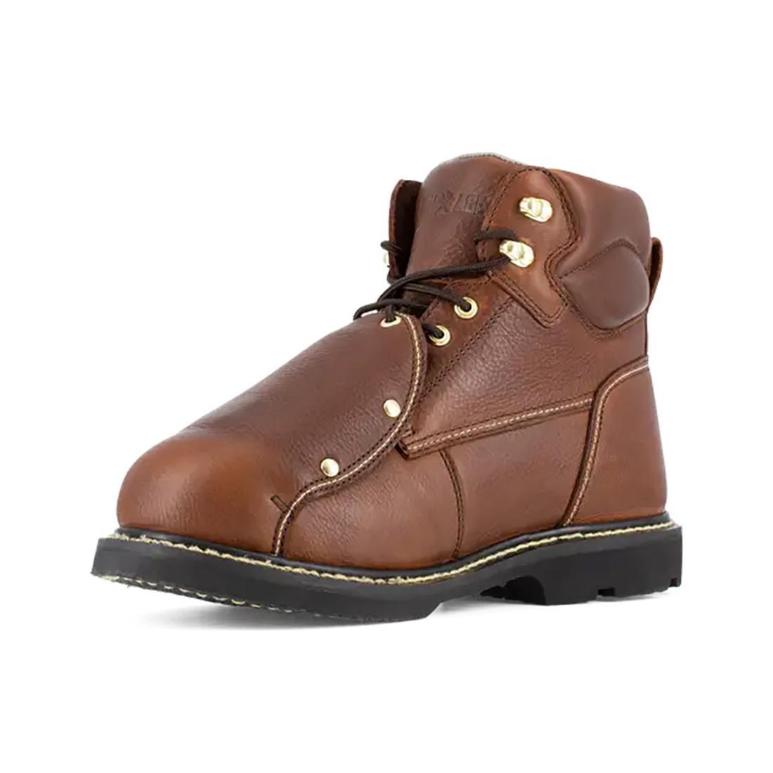 Groundbreaker Steel-Toe Ext Metguard 6 Inch Work Boot Brown