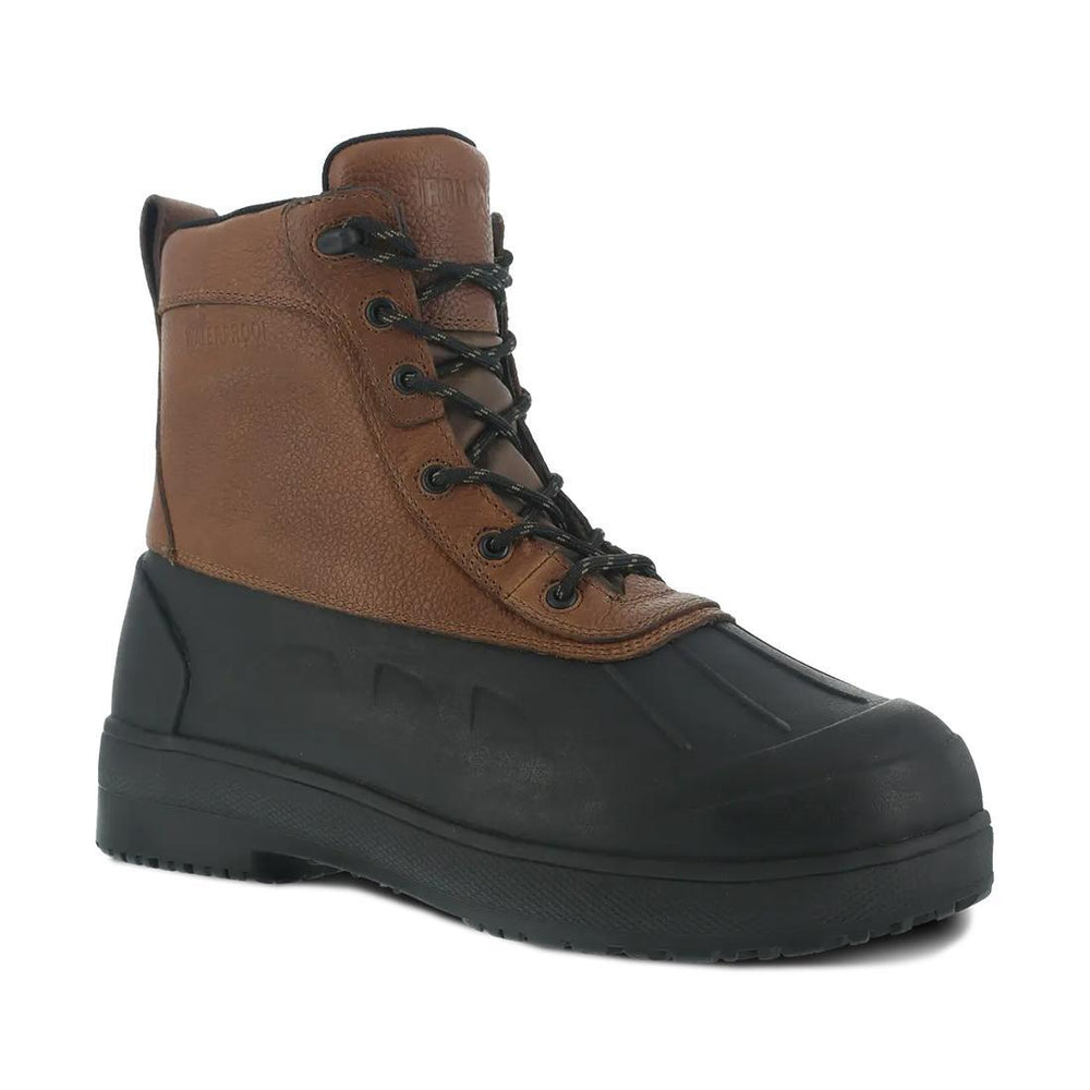 Compound Composite-Toe Rubber Vamp Work Boot Black Brown