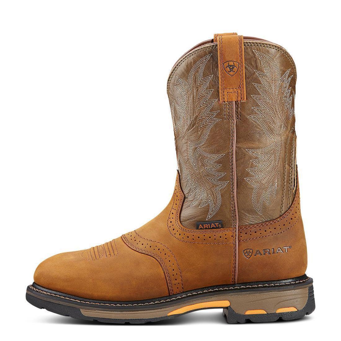 WorkHog Soft Toe Boot Aged Bark