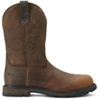 Ariat Groundbreaker Steel-Toe Work Boot Brown Side