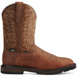 Ariat Groundbreaker Steel-Toe MetGuard Wide Square Toe Work Boot Brown Profile