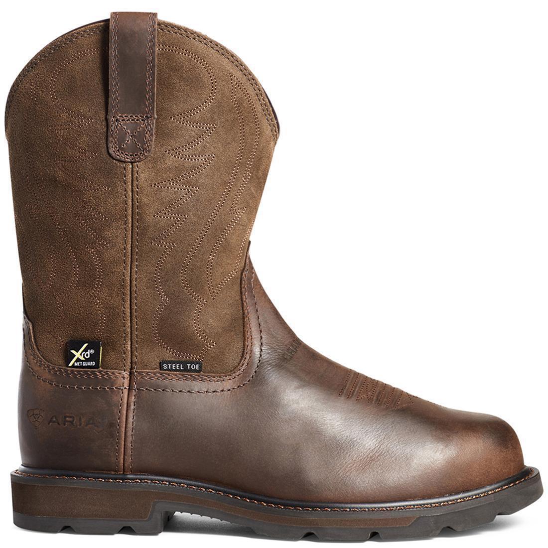 Groundbreaker Steel-Toe MetGuard Work Boot Brown