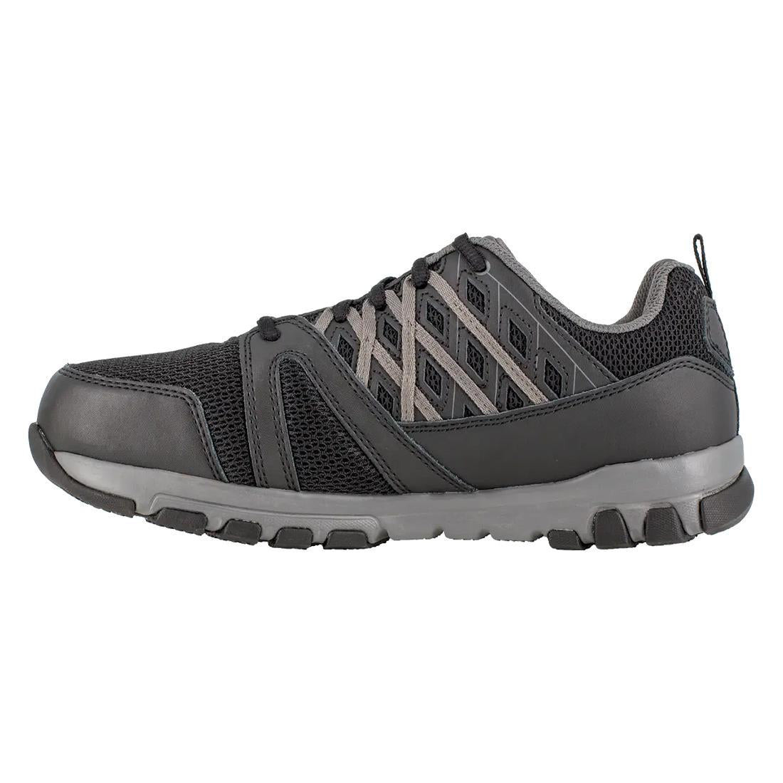 Women's Sublite Steel-Toe Athletic Work Shoe Black/Grey