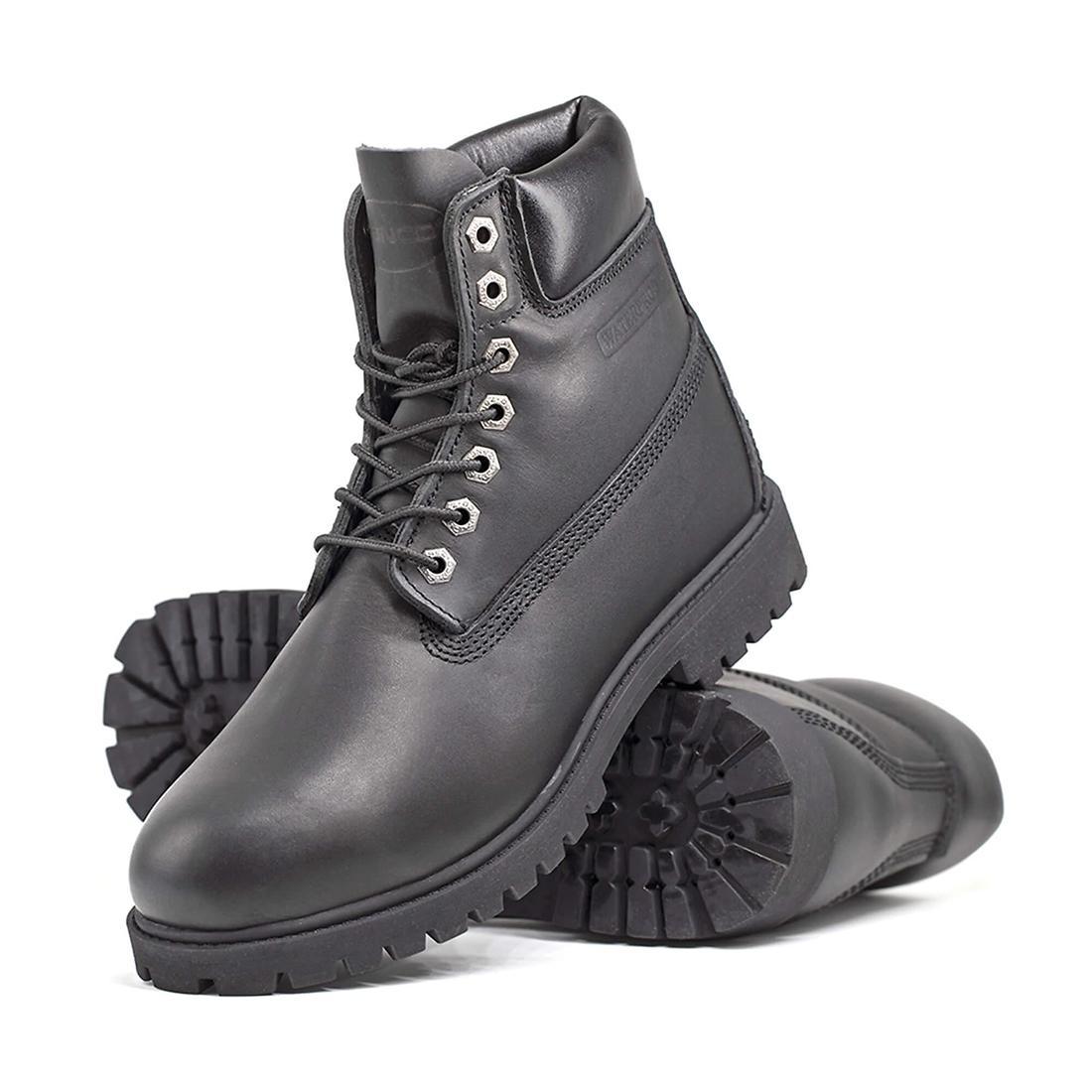 Bota de trabajo de 6" impermeable negra