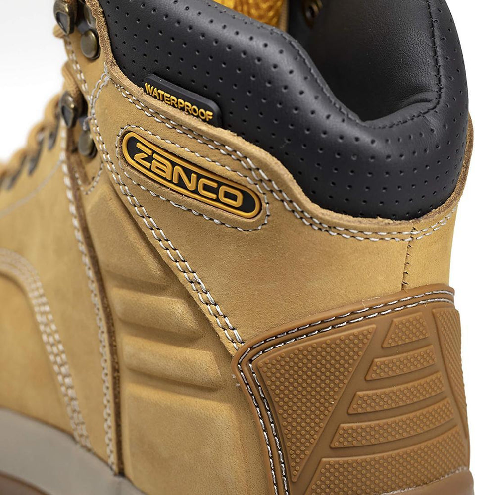 Bota de trabajo con punta de acero de 6" impermeable trigo