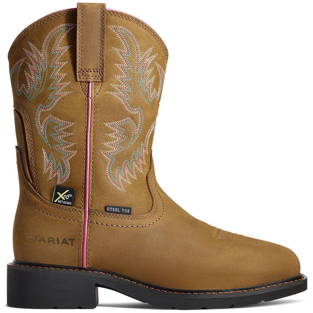 Krista Women's MetGuard Steel Toe Work Boot - Brown