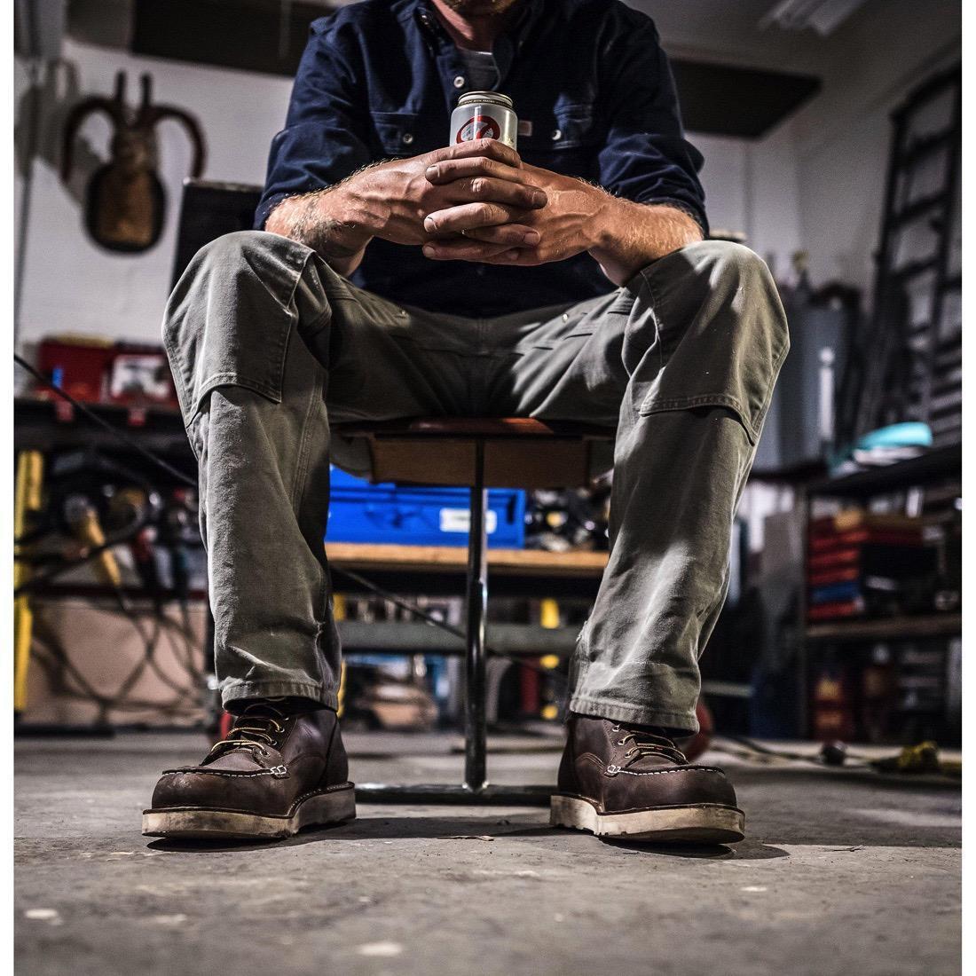 Bull Run Moc Toe 6" Steel Toe Work Boot Brown