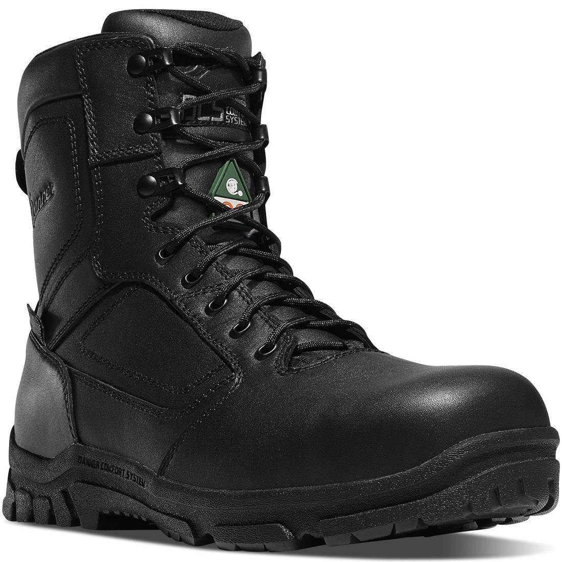 Lookout EMS/CSA Side-Zip 8" Nano Toe Tactical Boot Black