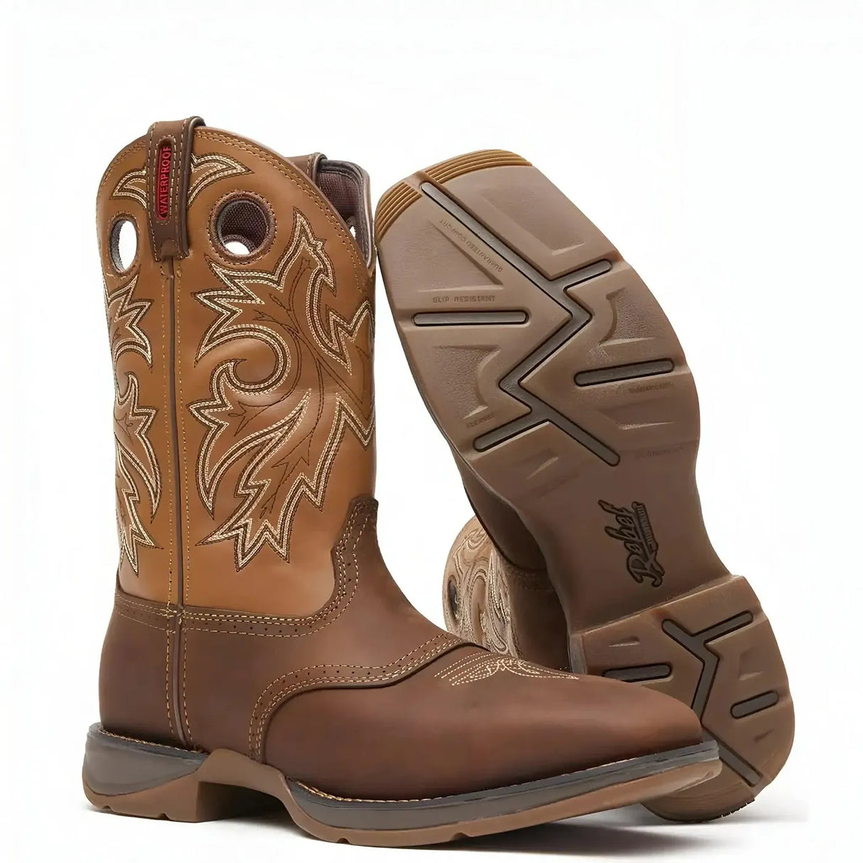 Durango Rebel Steel Toe Waterproof Western Boot Sole