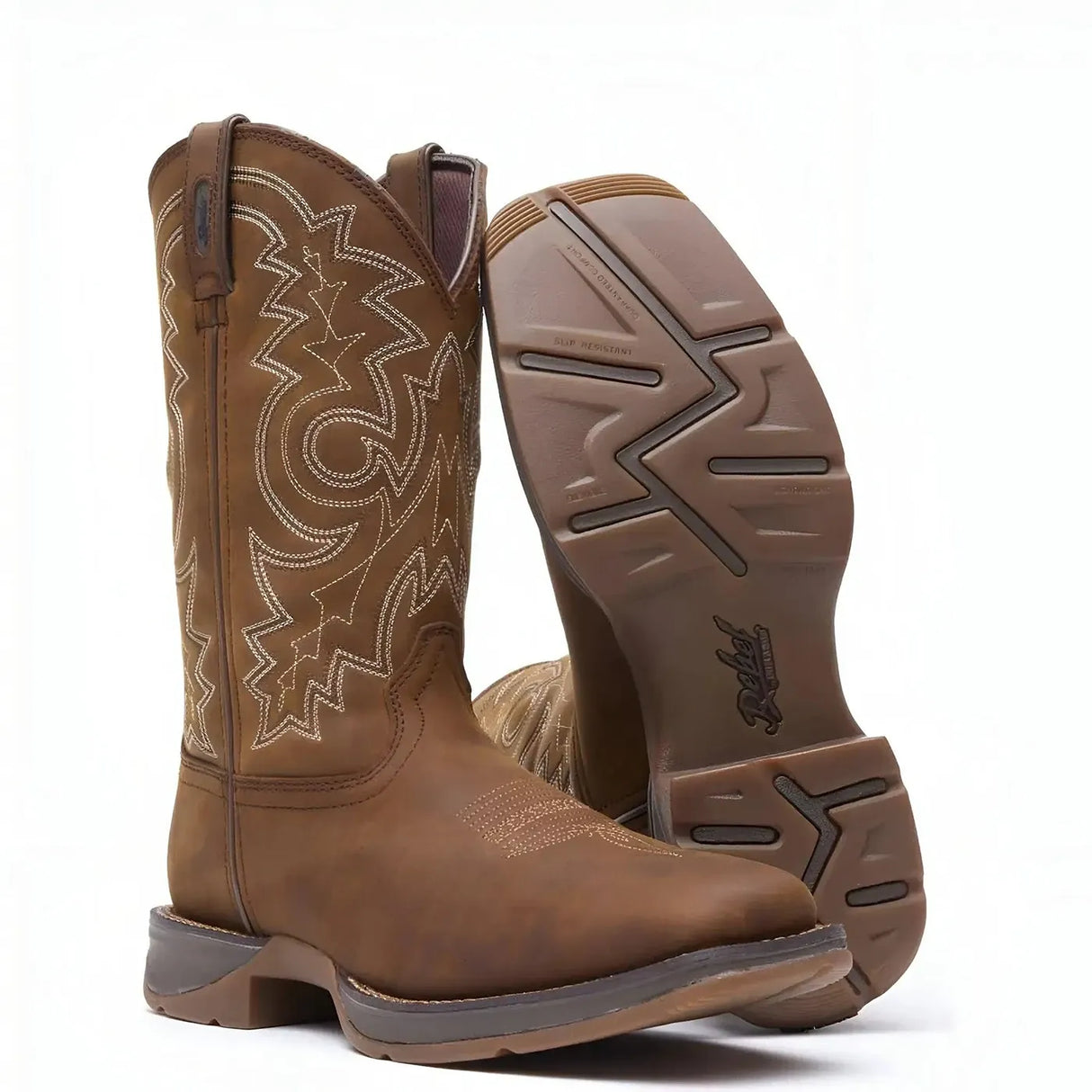 Durango Rebel Pull-On Western Boot Brown Sole