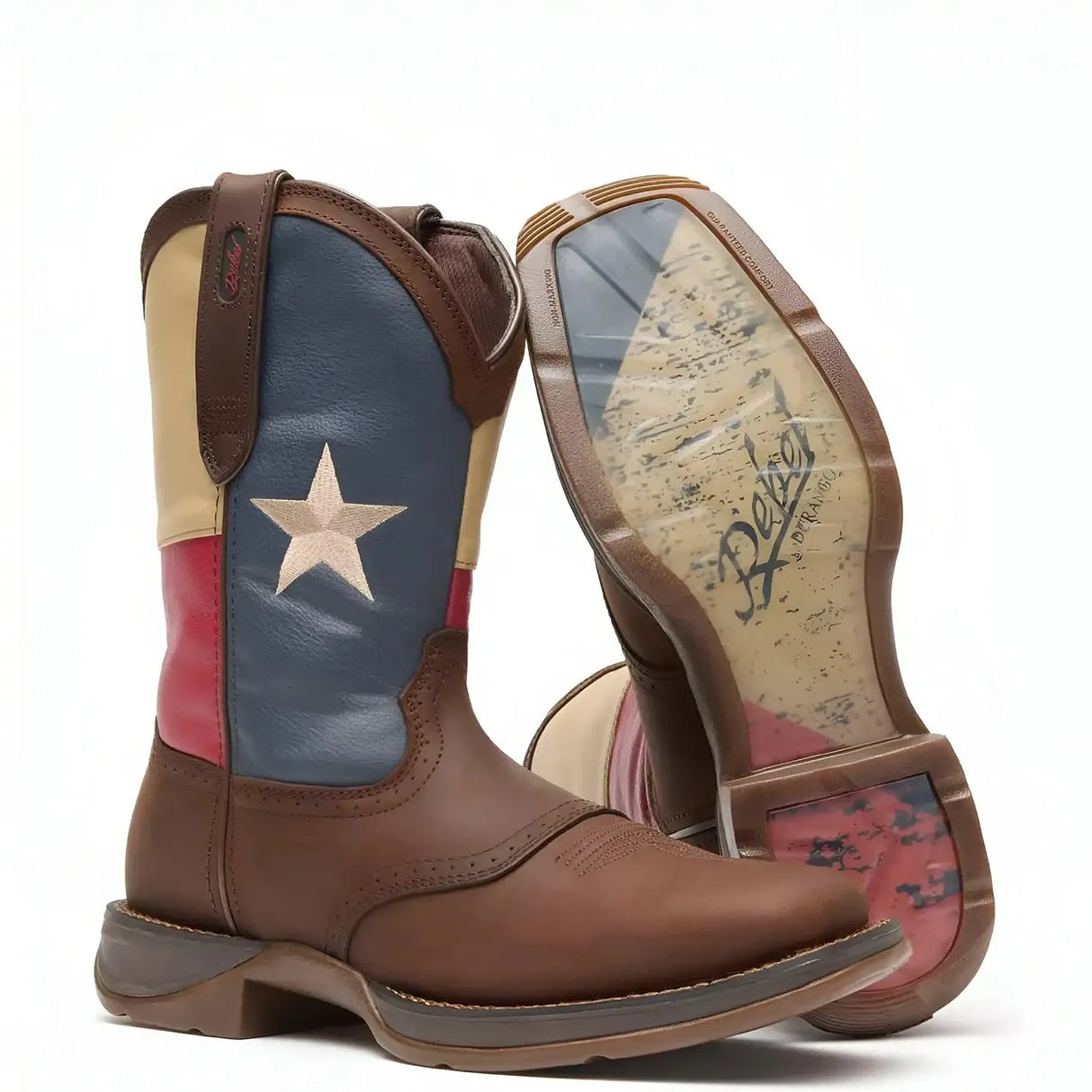 Durango Rebel Texas Flag Western Boot Inner
