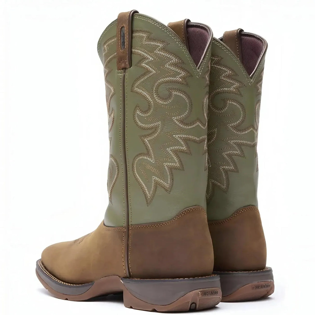 Durango Rebel Coffee & Cactus Pull-On Western Boot Inner