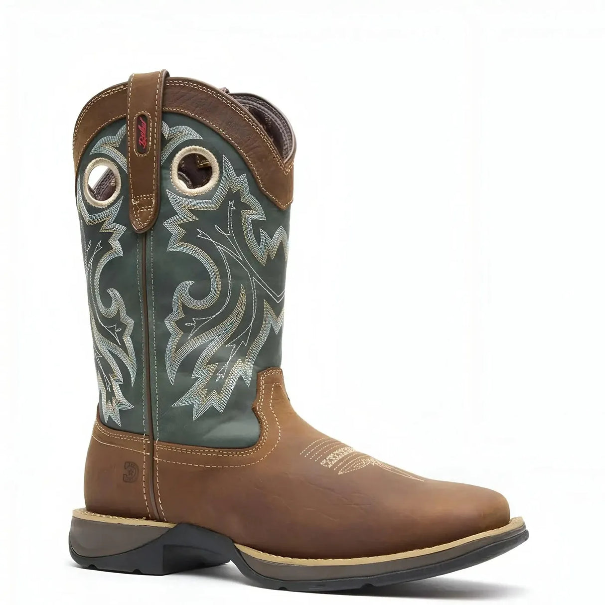Durango Rebel Pull-On Western Boot Saddlehorn And Clover Inner