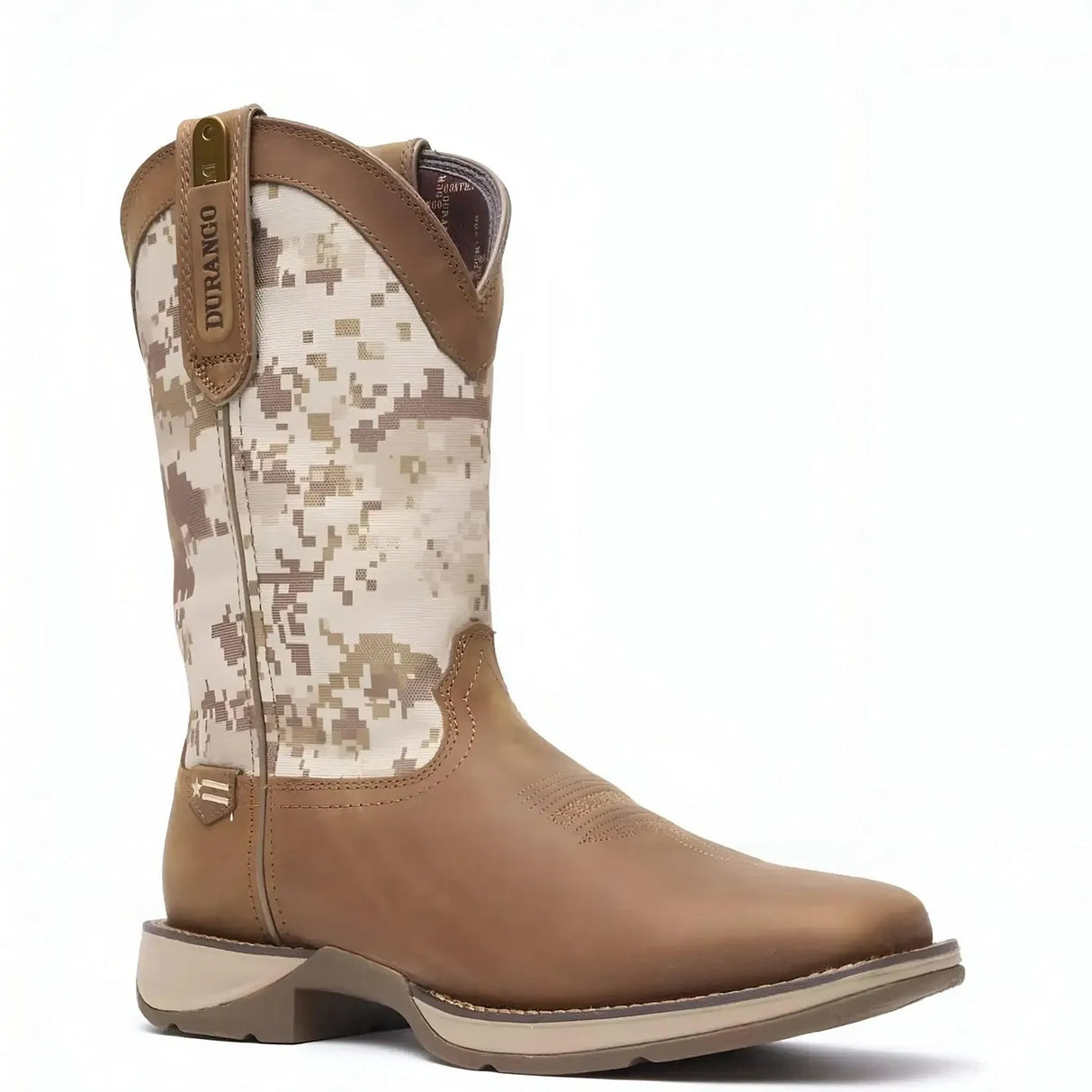 Durango Rebel Desert Camo Pull-on Western Boot Sole