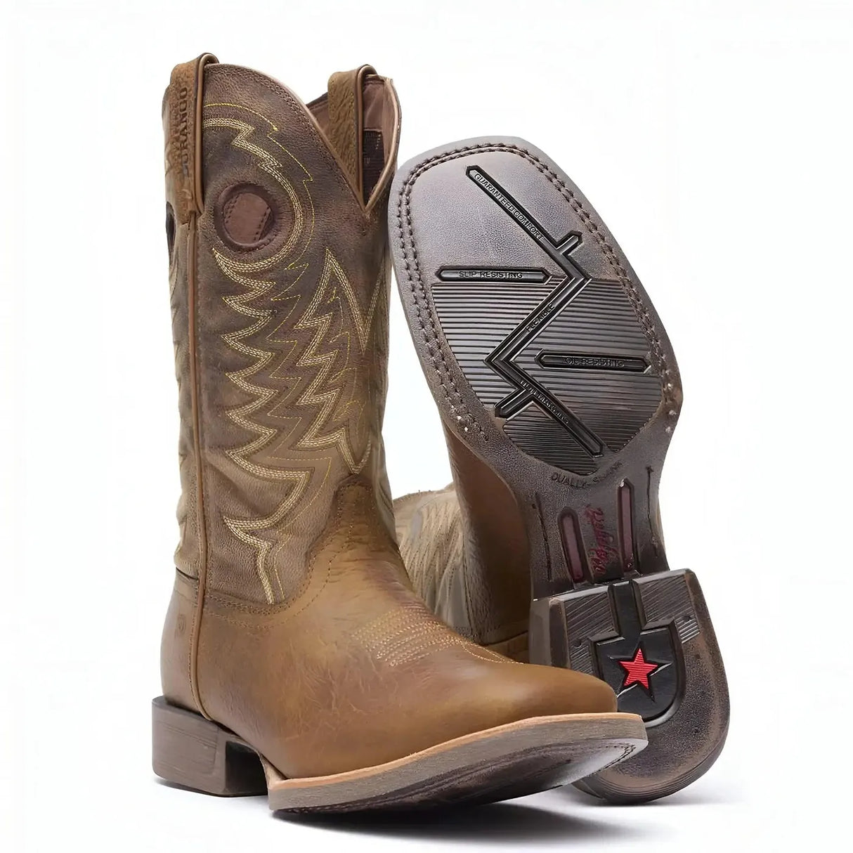 Durango Rebel Pro Brown Western Boot Inner