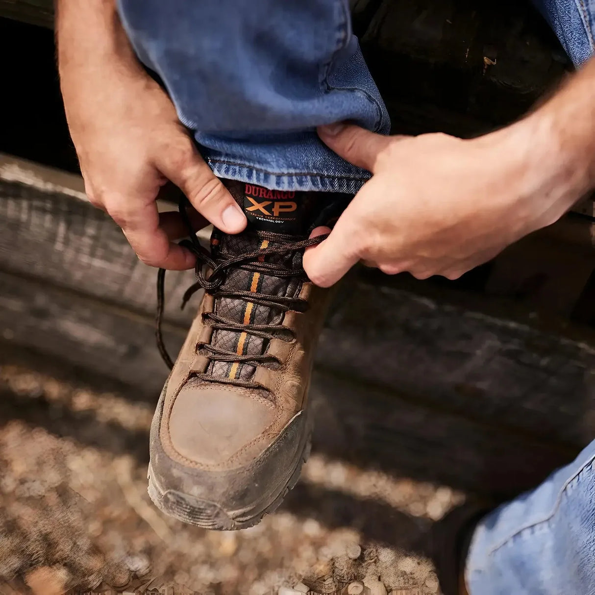 Durango Renegade XP Timber Brown Alloy Toe Waterproof Hiker Inner
