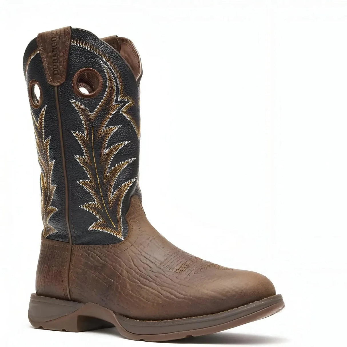 Durango Rebel Oak Bark Midnight Western Boot Inner