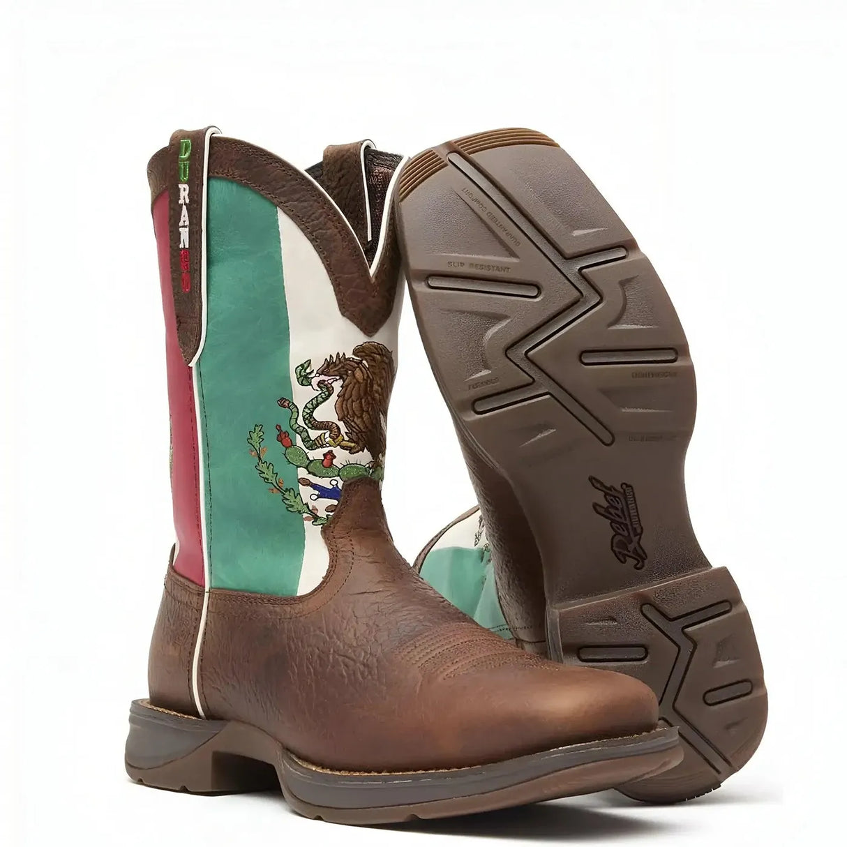 Durango Rebel Mexico Flag Western Boot Sole