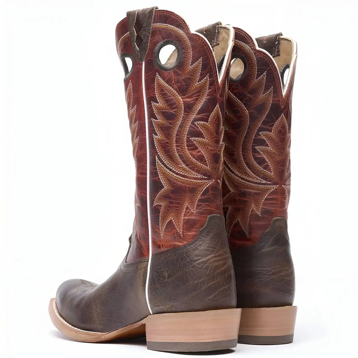 Durango PRCA Collection Shrunken Bullhide Western Boot Nicotine & Burnt Sienna Inner