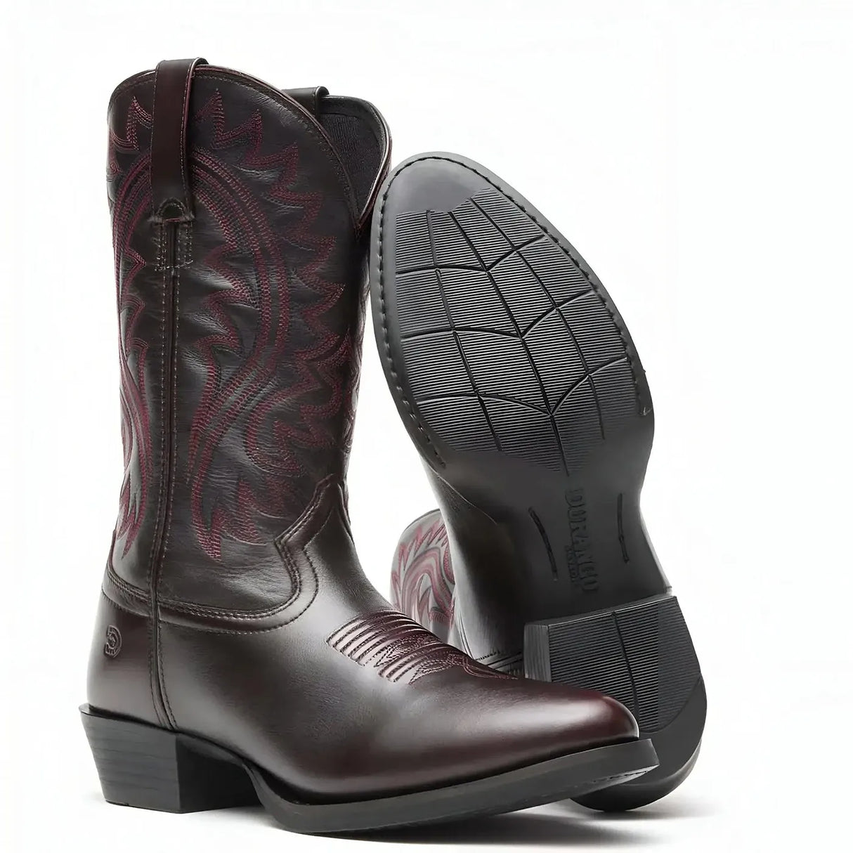Durango Shyloh Burgundy Western Boot Sole
