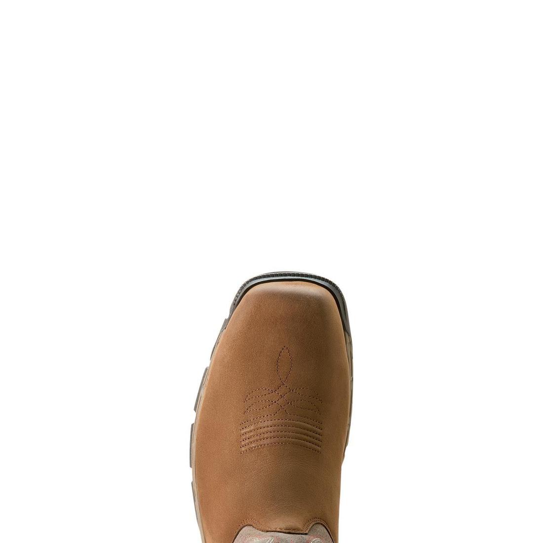 Ariat Rebar Flex Composite-Toe SD Work Boot Distressed Brown Upper