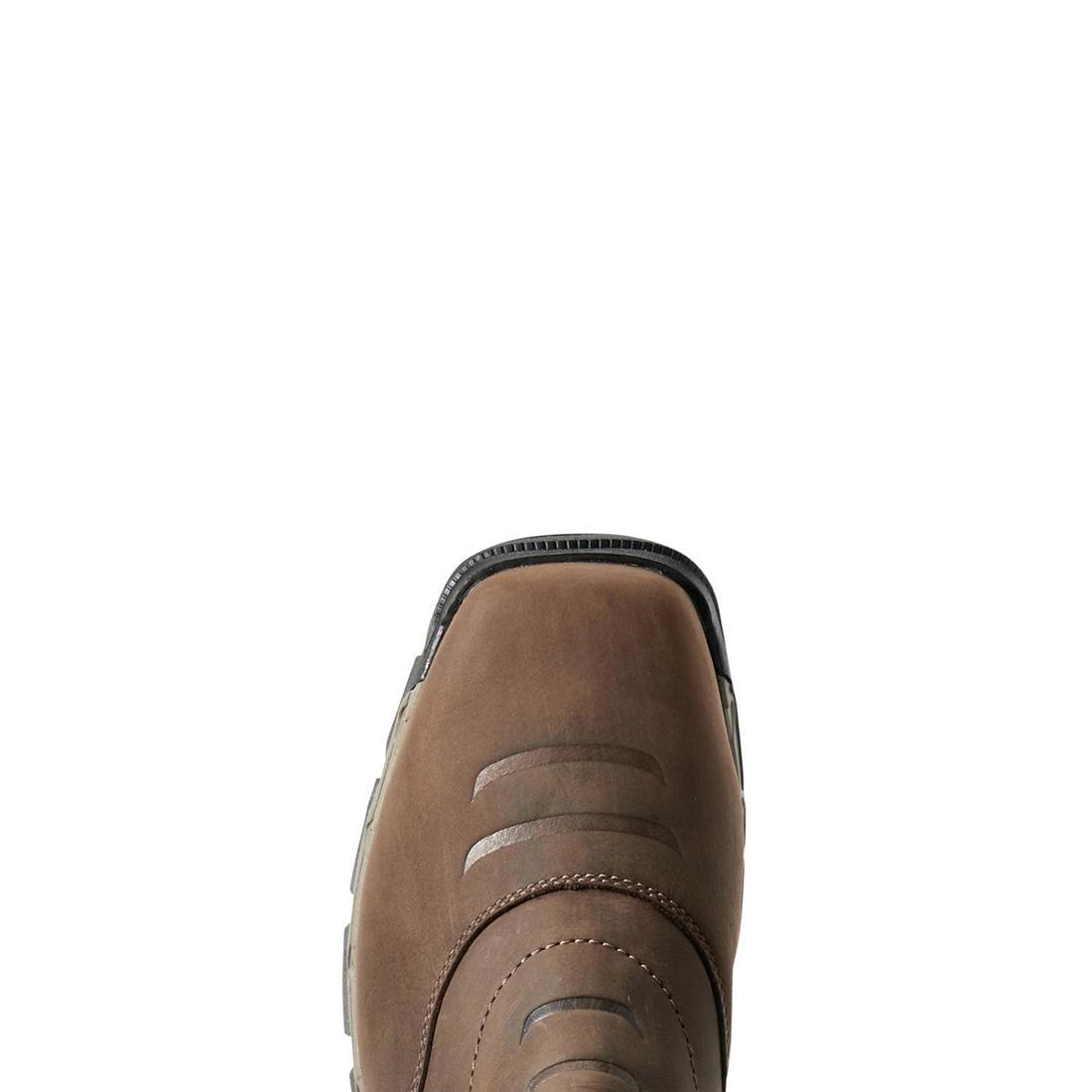 Ariat Rebar Flex Patriot Composite-Toe Waterproof Work Boot Dark Brown Sole