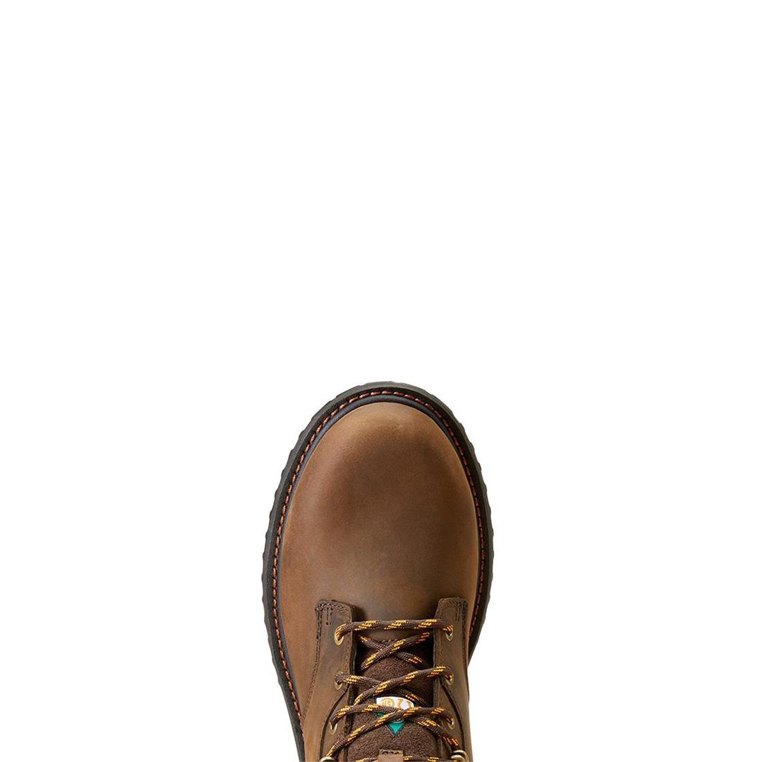 Ariat RigTEK 6 inch Composite-Toe CSA Waterproof Work Boot Oily Distressed Brown Upper