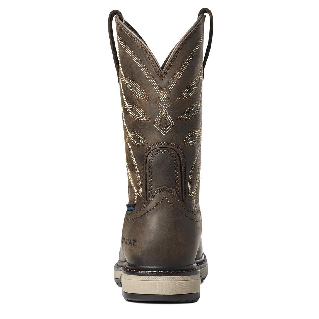 Ariat Riveter Women's CSA Waterproof Composite Toe Work Boot - Brown Upper