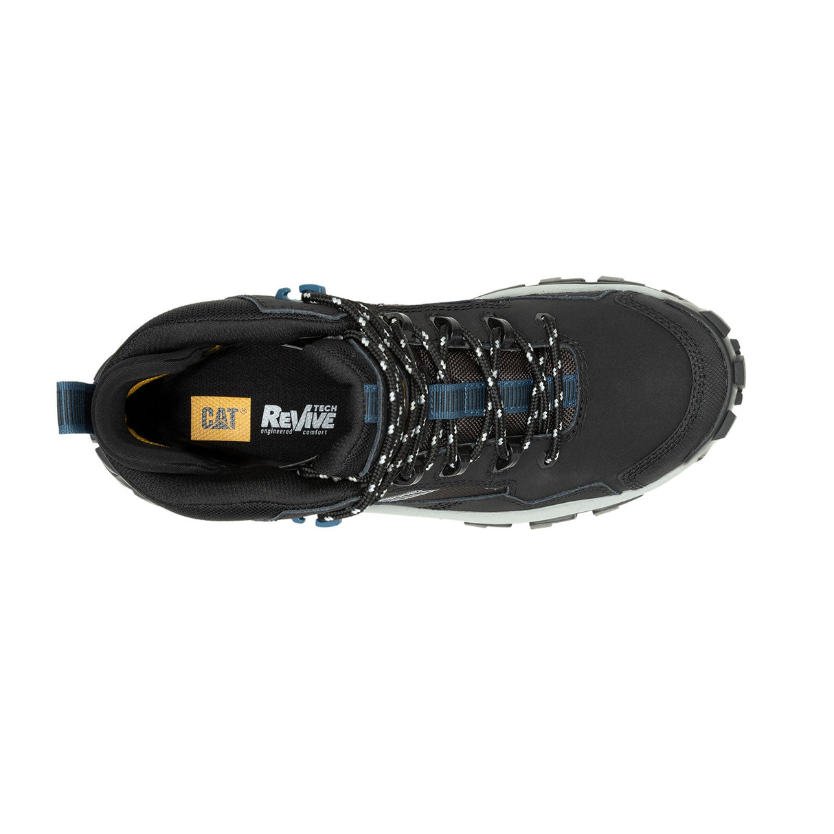 Caterpillar Invader Mid Vent Composite-Toe Work Boot Black P91664 Front Image