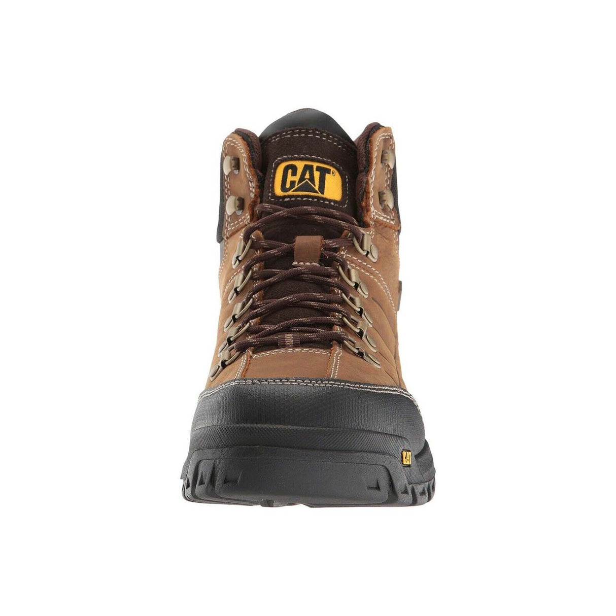 Caterpillar Threshold Steel-Toe Waterproof Work Boot Brown P90935 Front Image