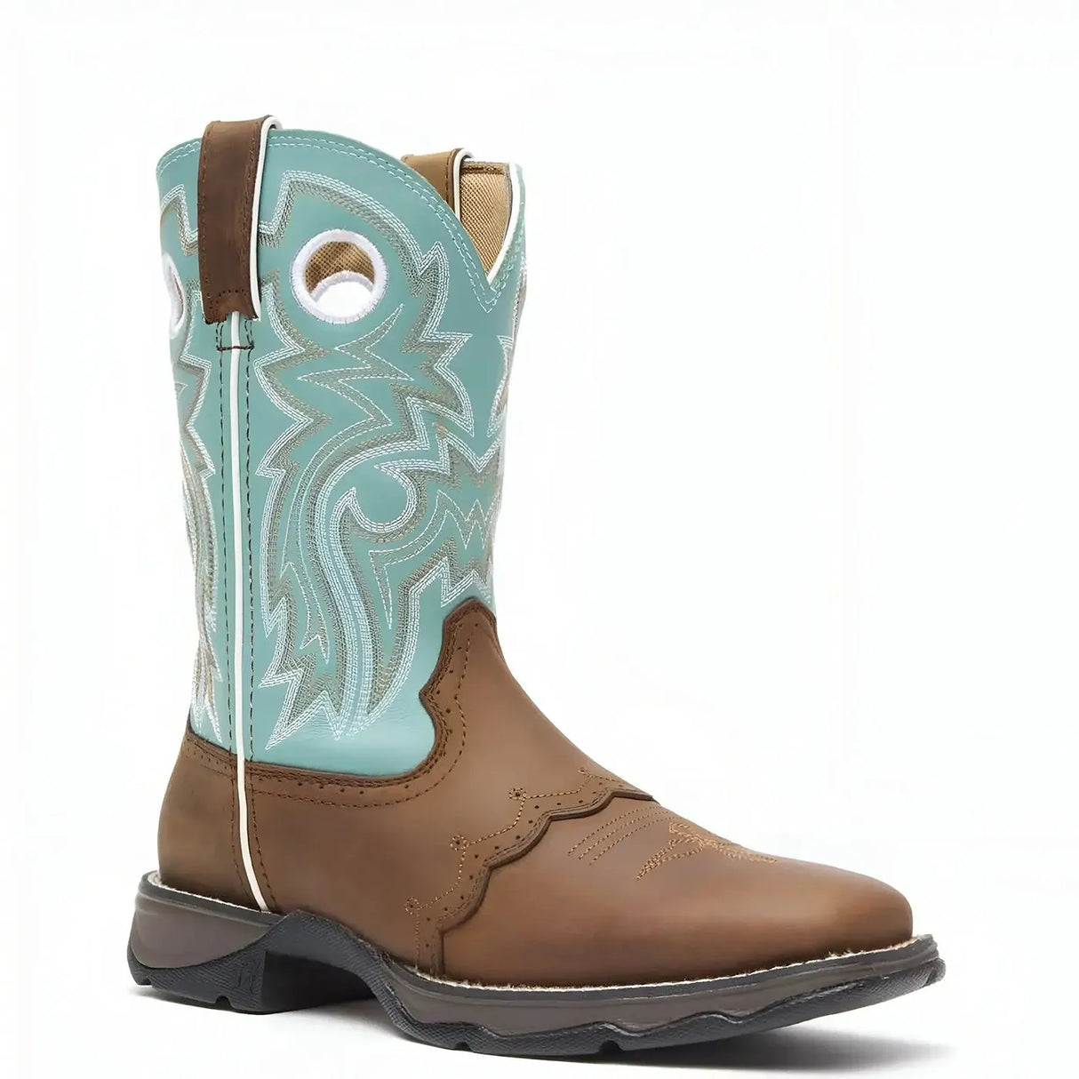 Durango Women’s Lady Rebel by Durango Powder n’ Lace Saddle Western Boot Heel