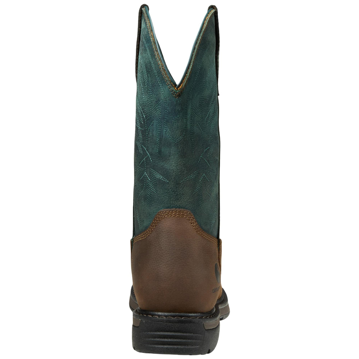 Carhartt Montana 11" WP Square Toe Wellington - Tan/Teal image