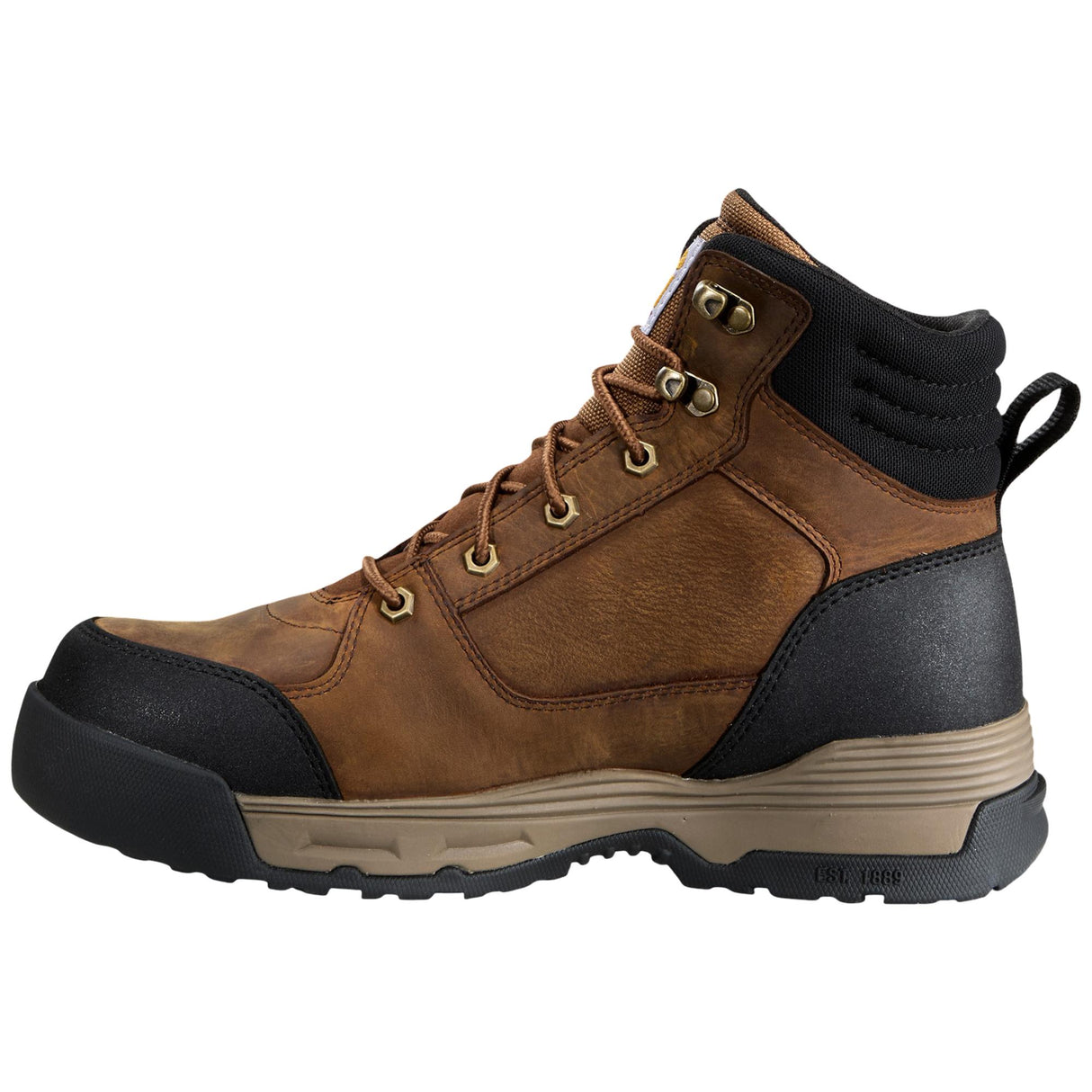 Carhartt Force HD 6" Waterproof Comp Toe Boot - Brown image