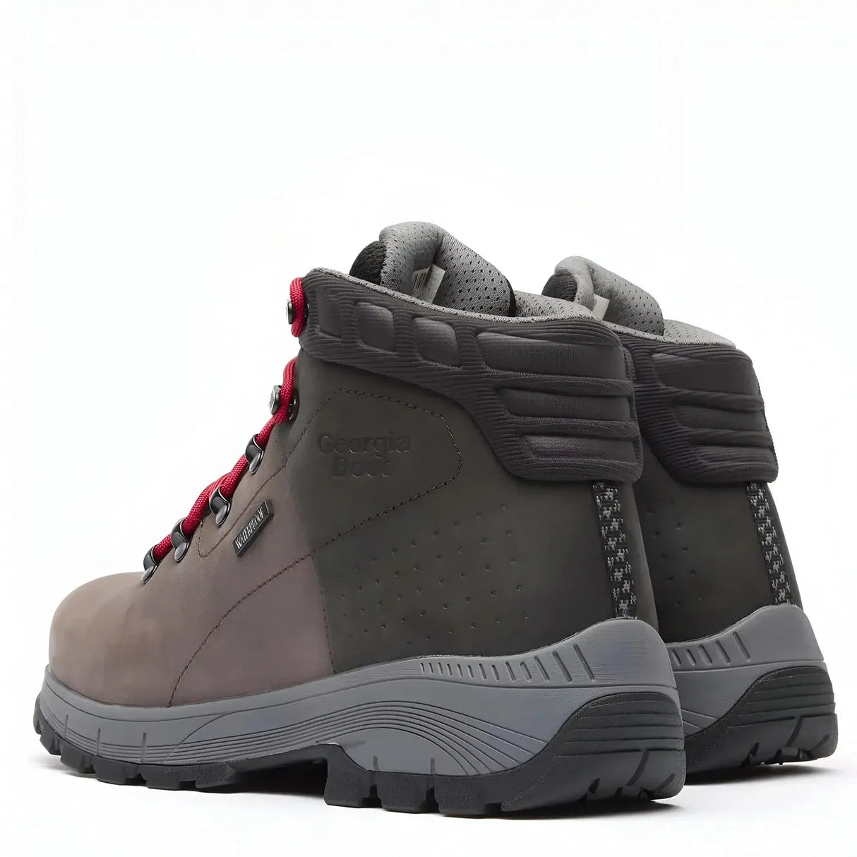 Georgia Boot Eagle Trail Waterproof Hiker black charcoal Heel