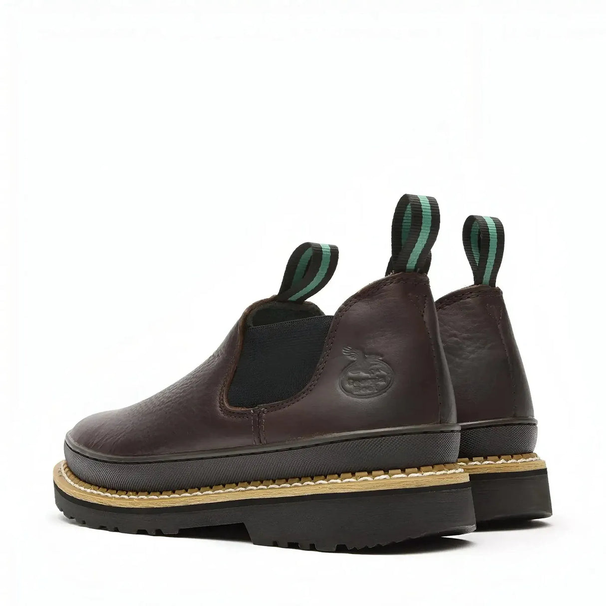 Georgia Boot Georgia Giant Romeo Work Shoe Brown Heel