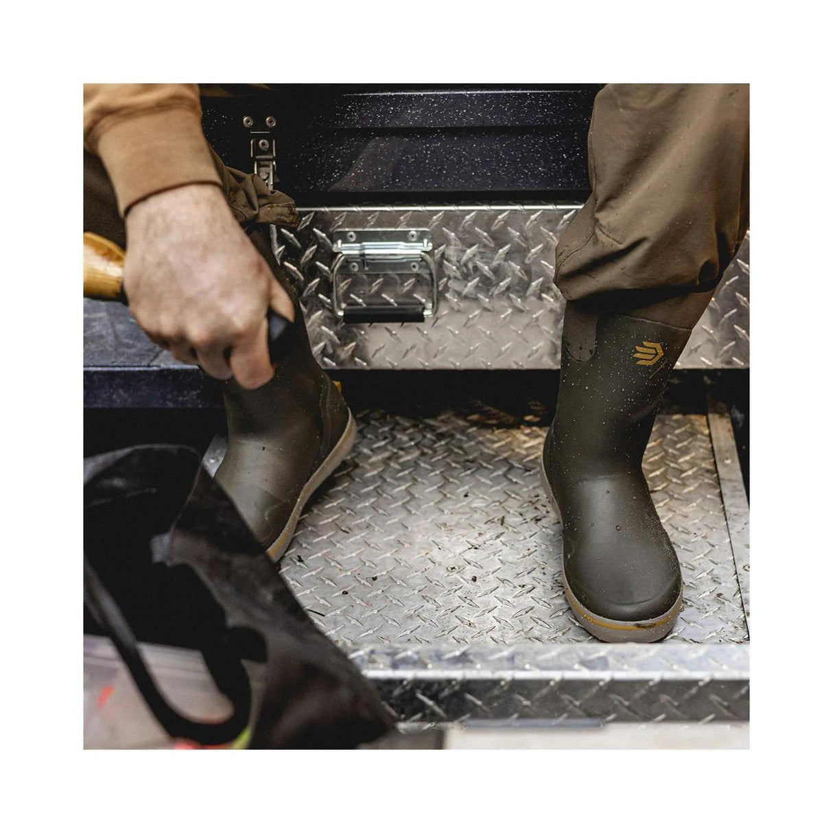 Lacrosse Alpha Deck Boot 12" Major Brown 8