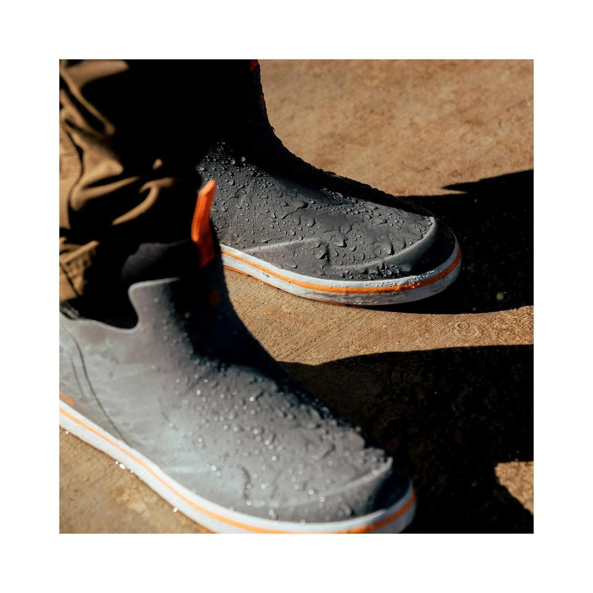 Lacrosse Alpha Deck Boot 6" Gray/Orange 6