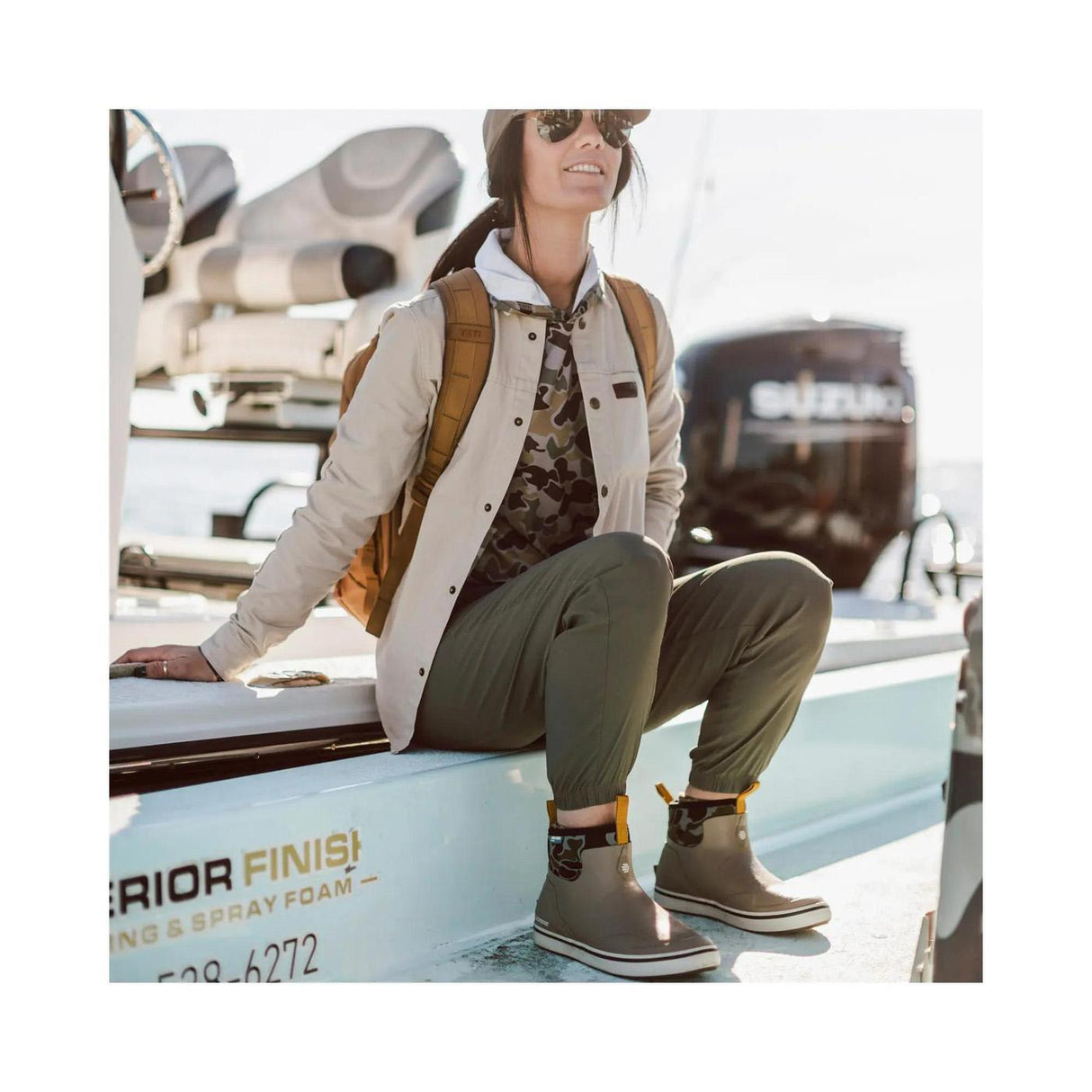 Lacrosse Alpha Deck Boot 6" Timber Wolf/Camo 10