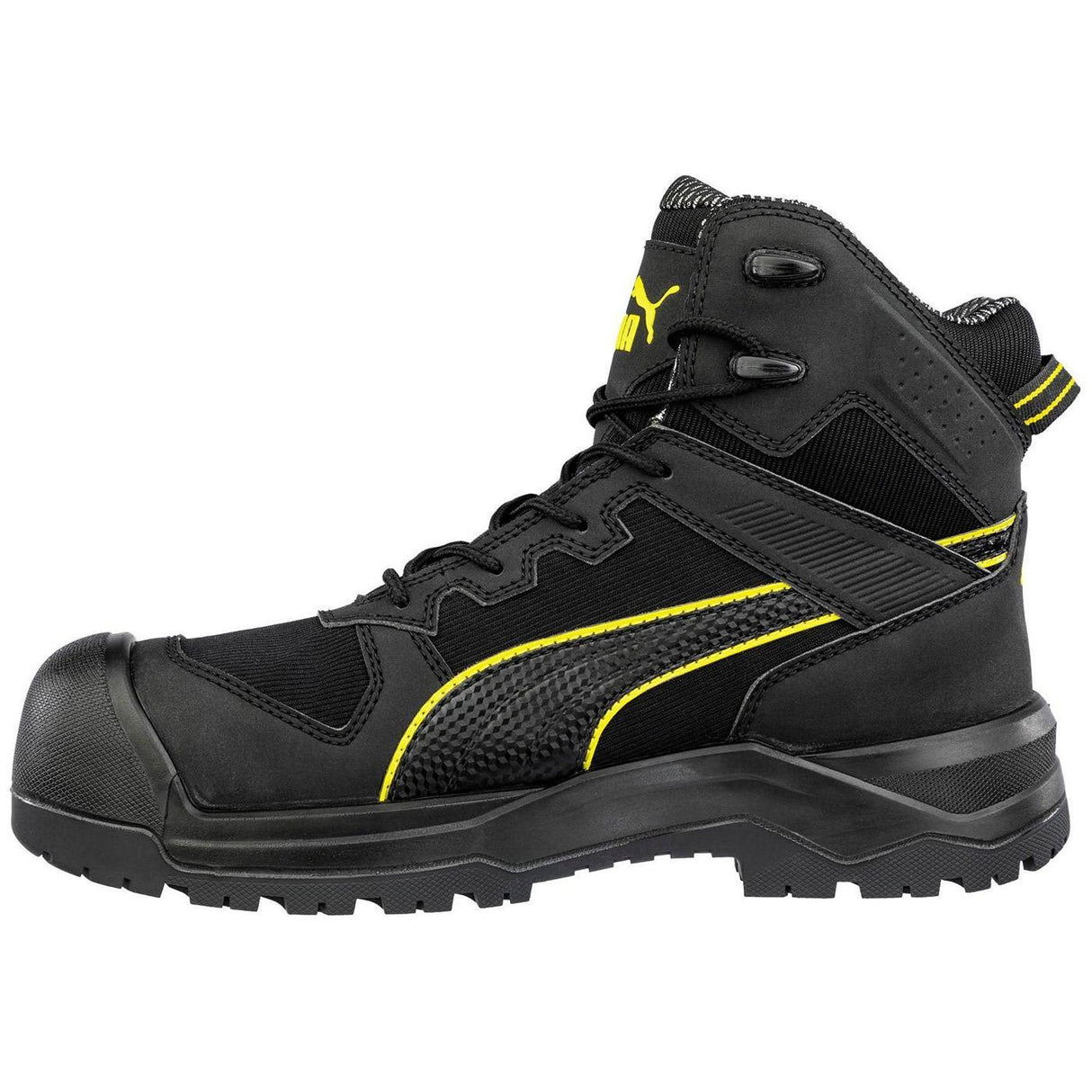 Puma Safety Rock HD 6" Composite Toe Work Boots – Black image view 2