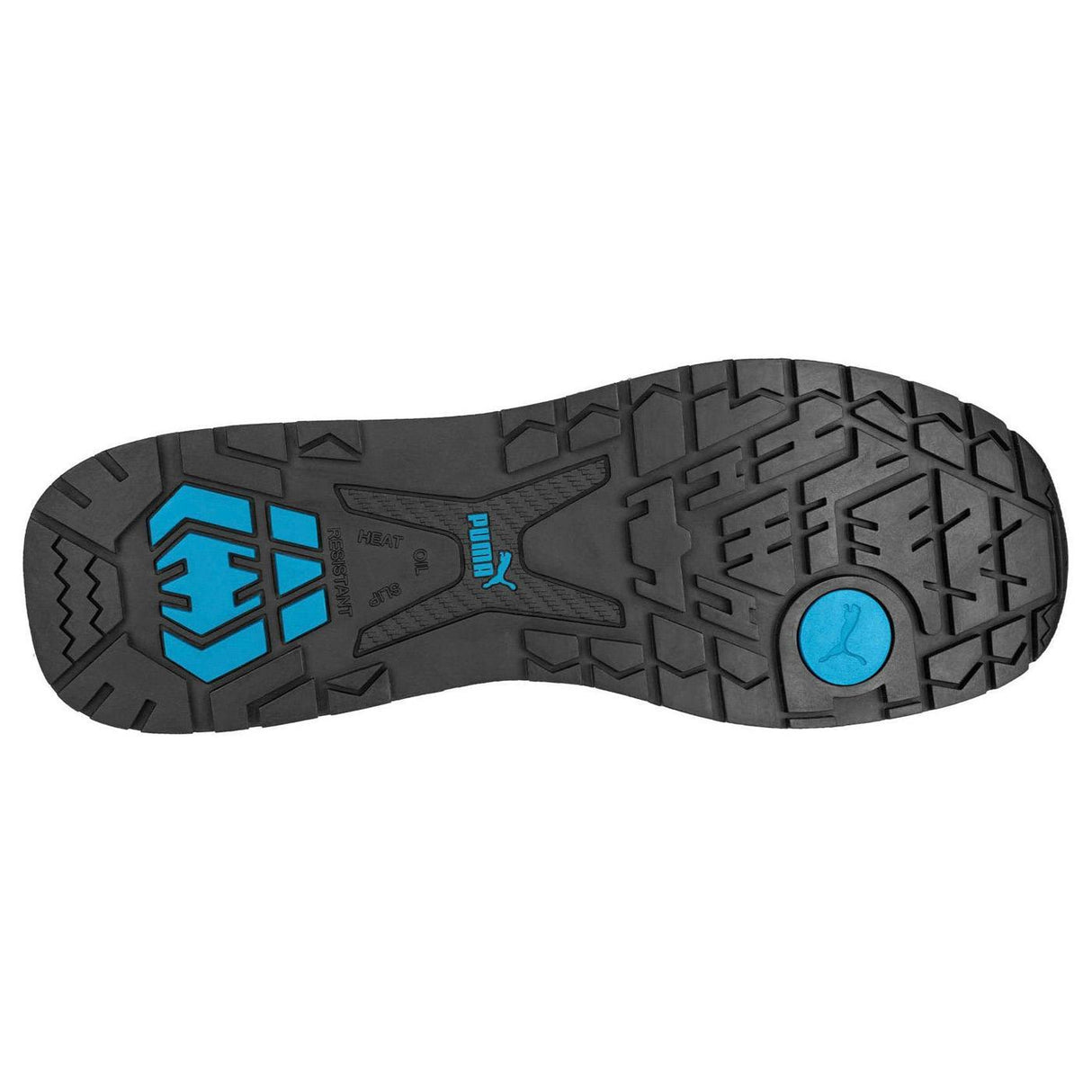 Puma Safety Frontside Grey Composite Toe Work Shoes – Blue image view 3