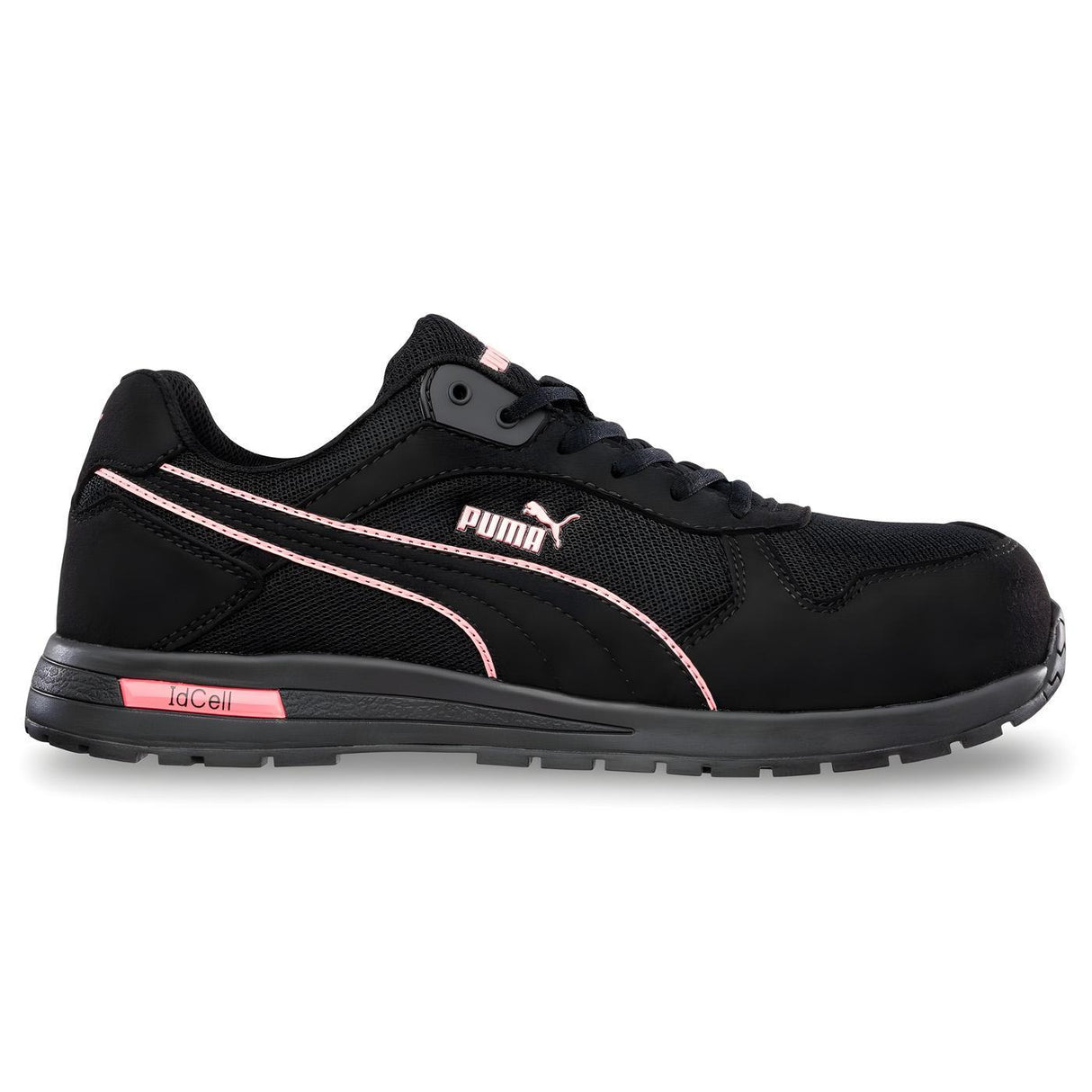 Puma Safety Frontside Black Women’s Composite Toe Work Shoes – Pink image view 1