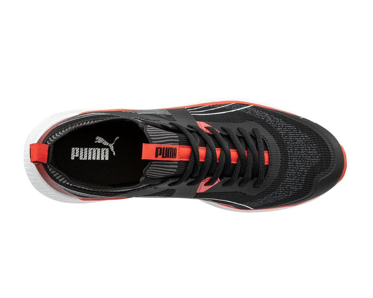 Puma Safety Turbo Black Composite Toe Work Boots – Red image view 4